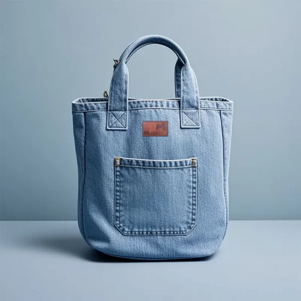 背包反光皮革压花标牌 - 浅褐色品牌标签 - Image 5